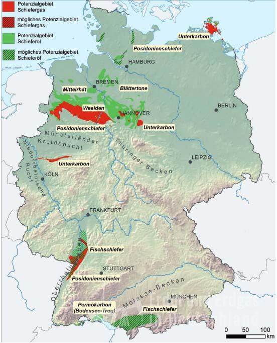 Zum Frackingverbot in unkonventionellen Lagerstätten - Erdöl und Erdgas